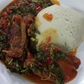 @Om Ziyad_Kitchen 's cooksnap of when they made Tuwon semolina da miyar egusi.