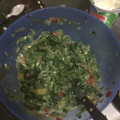 El cooksnap de Alicia Devoto cuando hizo Tarta de espinacas y calabaza.