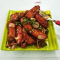 Mamta L. Lalwani's cooksnap of when they made Schezwan Idli-Chilli.