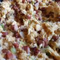 parányi almácska Cooksnap-ja, amikor elkészítette a(z) Angolszalonnás, újhagymás rántotta receptet.