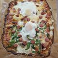 El cooksnap de Irati Laburu cuando hizo Pizza base brócoli y coliflor thermomix.