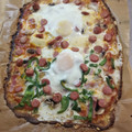 El cooksnap de Irati Laburu cuando hizo Pizza base brócoli y coliflor thermomix.
