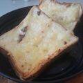 Cooksnap dari Stef untuk resep Basque Burnt Cheese toast / Roti bakar keju