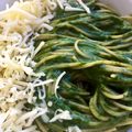 El cooksnap de Irama cuando hizo Tallarines verdes peruanos.