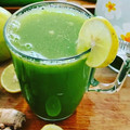 Sarita Srivastava's cooksnap of when they made Cucumber Lemon & Ginger Juice.