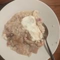 El cooksnap de Elena Gianni cuando hizo Sopa castellana o de ajo.