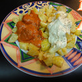 El cooksnap de montse-2009 cuando hizo Patatas bravas picantes.