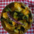 Anjushri Mandi's cooksnap of when they made উচ্ছে-কুমড়ো ভাজা(ucche kumro bhaja recipe in Bengali).