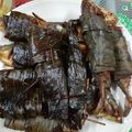 Cooksnap Nor Azlina semasa beliau membuat Ikan Bakar Cili-Kunyit dengan Air Asam Kicap.