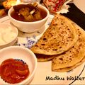 Madhu Walter का कुकस्नैप जब उन्होंने पंजाबी आलू पराठा (Punjabi aloo paratha recipe in hindi) बनाया था।