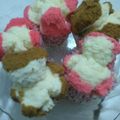 Cooksnap dari bunda'nya akbar untuk resep Bolu Mekar Kukus Simple Motif Semangka 