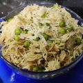 Sumanjli Meshi-Da-Dhaba का कुकस्नैप जब उन्होंने मटर पुलाव (Matar pulao recipe in Hindi) बनाया था।