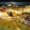 El cooksnap de manuel cuando hizo Conejo asado al horno.