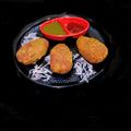 Juhi Prakash Sewani 's cooksnap of when they made Railway/Train Cutlet.