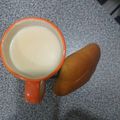 El cooksnap de Karina Chavez cuando hizo Atole de galletas marias.