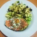 El cooksnap de Xus cuando hizo Aguacate rellenos de huevo, salmón y atún.