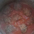 El cooksnap de Zarelly Cárdenas cuando hizo Albóndigas de carne en salsa de tomate.
