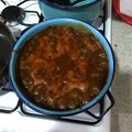 El cooksnap de Beatriz Anaya cuando hizo Bistec de Res en Chile Pasilla.