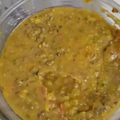 Mamoni Banerjee's cooksnap of when they made গ্রীন মুগ ডালের কারি (green moong dal curry recipe in Bengali).