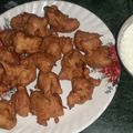 Pooja Sharma का कुकस्नैप जब उन्होंने प्याज के पकौड़े (pyaz ke pakode recipe in Hindi) बनाया था।