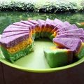 Cooksnap dari Bun Elrafif untuk resep Bolu kukus pelangi 1 telor