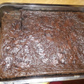 El cooksnap de Veronica Poblete Carrera cuando hizo Brownie de porotos negros.