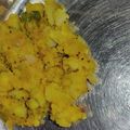 Rutvi jha का कुकस्नैप जब उन्होंने आलू की भुजिया सब्जी (Aloo ki bhujiya sabzi recipe in hindi) बनाया था।