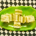 Saroj Shah's cooksnap of when they made સેન્ડવીચ ઢોકળા (Sandwich Dhokla Recipe In Gujarati).