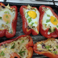 El cooksnap de Anto cuando hizo Morrones rellenos con verdeo.