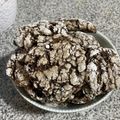 El cooksnap de Fer Molina Fuentes cuando hizo Galletas craqueladas veganas de chocolate.