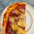 El cooksnap de mm😀 cuando hizo Pizza casera atún queso de Cabra mitad jamón York.