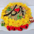 کوک اسنپ Nargess.m بعد از امتحان کردن نوشتن روی کیک 💚 به مناسبت نیمه شعبان ولادت امام زمان (عج).