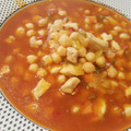 El cooksnap de Number One cuando hizo Garbanzos con verduras y pollo.