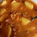 El cooksnap de cristina paredes cuando hizo Lentejas tradicionales en Mambo.