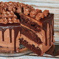 El cooksnap de Encarna Pérez (La Cocina De Encarni) cuando hizo Tarta de chocolate, pera y cobertura chocolate cheesecream 🍫🍐.