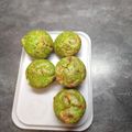 feher edina Cooksnap-ja, amikor elkészítette a(z) Spenótos- füstölt sajtos muffin receptet.