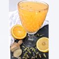El cooksnap de Sandra_M cuando hizo Zumo de naranjas "valencias", con jengibre, canela y miel 🍯. Y limón 🍋!!.