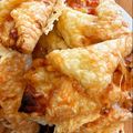 Gyömbi Cooksnap-ja, amikor elkészítette a(z) Sajtos-sonkás papucs leveles tésztából 🧃🧃🧃 receptet.