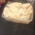 El cooksnap de Laura Moreira cuando hizo Pan Saborizado (cebolla, jamón y queso).
