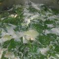 Cooksnap dari sistri ew untuk resep Sayur Bobor Godong Telo (Daun Ketela)