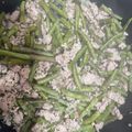 El cooksnap de Leila cuando hizo Saltado de vainitas con carne molida.