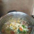 Cooksnap dari Nida Syauqiyah Amjad Dzihni untuk resep Sup Telur Wortel Jagung Kembang Tahu