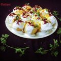 Monali Dattani का कुकस्नैप जब उन्होंने मुंबई स्ट्रीट स्टाइल दही पूरी (mumbai street style dahi Poori recipe in Hindi) बनाया था।