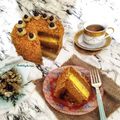 Cooksnap dari Intan Zahra Al Arsyad (Bunda'Reycha) untuk resep Mocca Nougat Cake (Birthday Cake)