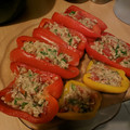 El cooksnap de LuisF Hernàndez cuando hizo Pimiento Morrón relleno con ceviche de atún.