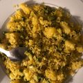 Preety's cooksnap of when they made Matar Poha.