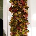 Warren Carlyon 's cooksnap of when they made Honey bacon Brussel sprouts.