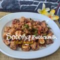 Cooksnap Ani Delighted semasa beliau membuat Salted Egg ButterMilk Chicken.