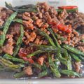 Cooksnap dari CynThia Gautama untuk resep Sichuan / Szechuan green bean with beef - tumis kacang panjang