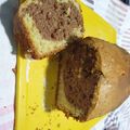 El cooksnap de Marcela Salas cuando hizo Budín Marmolado molde caja de leche.